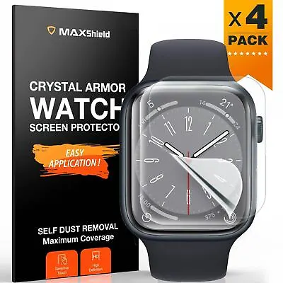 $7.95 • Buy MaxShield Screen Protector For Apple Watch 6/7/8 SE 2022 49/45/40/44/41/42mm