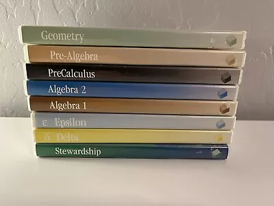 Math-U-See 8 DVD Lot Pre Algebra 1 2 PreCalculus Geometry Delta Epsilon Steward • $99.99
