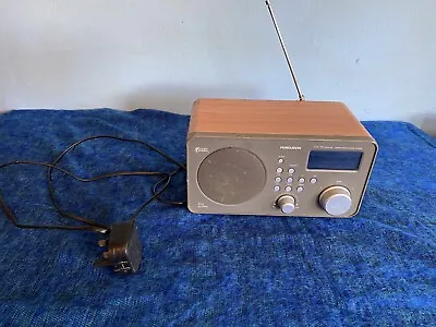 £10 • Buy Ferguson Compact Retro Portable DAB/FM Wooden Radio & Alarm Clock