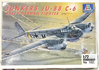 Italeri #1022 Junkers Ju-88 C-6 Heavy German Fight 1:72 New - Open Box • $18