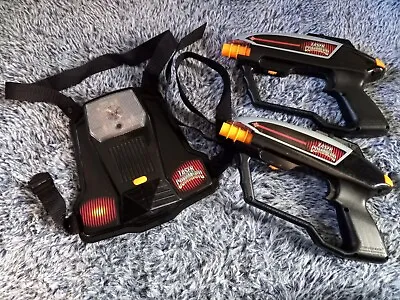 1990s Laser Tag Set LASER COMMAND (Astronomical Toys) • £14