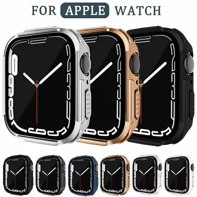 Full Screen Protector Case Cover For Apple Watch Series 9 8 7 6 SE 5 4 44/45mm • £2.99