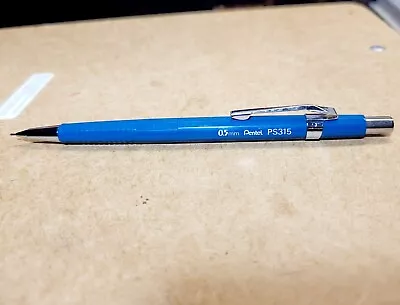 Vintage Pentel PS315 0.5mm Drafting Mechanical Pencil Japan Blue • $15