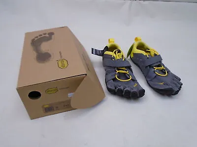 Vibram V Train 2.0 Fivefingers Mens Shoes Size 6-6.5 Gray / Black / Yellow • $63.71