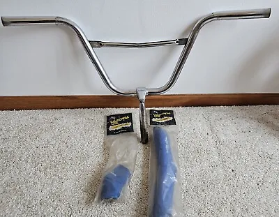 Vintage V-bars And Stem Old School BMX Handlebar 80s With NOS Pads • $99