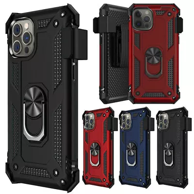 For Samsung Galaxy A03s Magnetic Ring Stand Cover Holster Clip Phone Case Combo • $8.89