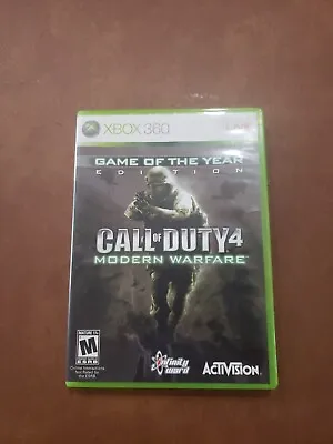 $9.99 • Buy Call Of Duty 4: Modern Warfare (Xbox 360) CASE ONLY WITH MANUAL NO GAME