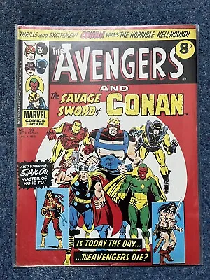 Marvel UK Avengers # 99 Savage Sword Of Conan Shang Chi Master Of Kung Fu • £2.99
