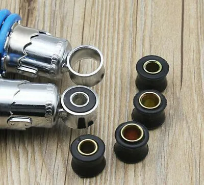 4pc Motorcycle Bullet Part Rear Shock Absorber Bushing Rubber Bush Spare 12mm • $6.06