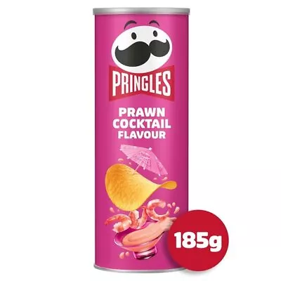 £13.25 • Buy Pringles Prawn Cocktail Flavour Crisps Can, 185g X 3 Pack