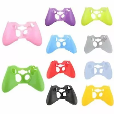 Wireless Controller Fr XBOX 360 Silicone Rubber Protective Skin Shell Case Cover • $8.90