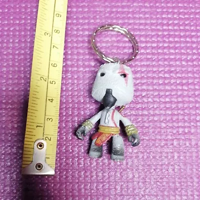 £21.99 • Buy God Of War Kratos Sackboy Figure Keyring LittleBigPlanet God Of War PROMO PS4PS3