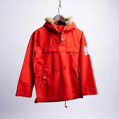 Vintage 70s Norwegian Red Cross Medical Anorak Smock - Size Small • £65