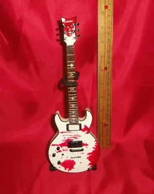  Zacky Vengeance Avenged Sevenfold Blood Splat Schecter 1/4 Scale Guitar • $27.99