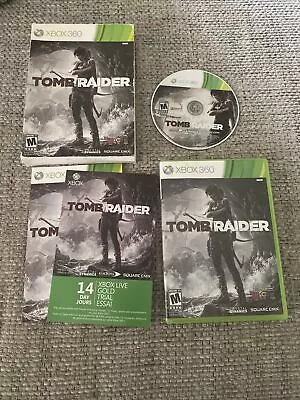 Tomb Raider ( Xbox 360 2013) Slipcove Case And Game Collectors Edition No Book • $14