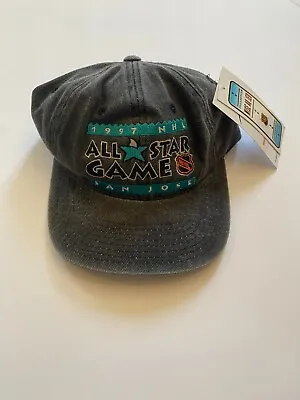 Vintage San Jose Sharks 1997 NHL All Star Game Adjustable Hat Never Worn W/ Tags • $30