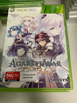$15.95 • Buy Record Of Agarest War Zero (Microsoft Xbox 360, 2011)