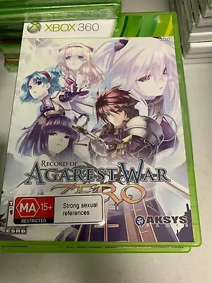 $15.95 • Buy Record Of Agarest War Zero (Microsoft Xbox 360, 2011)