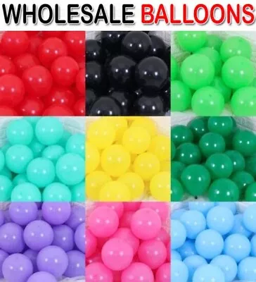 WHOLESALE BALLOONS 10-100 Latex BULK PRICE JOBLOT Quality Any Occasion BALLONS • £4.49