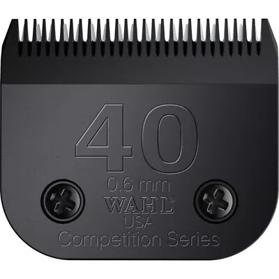 WAHL Ultimate Competition Series Replacement Blade Set #40 (0.6mm) Premium Black • $59