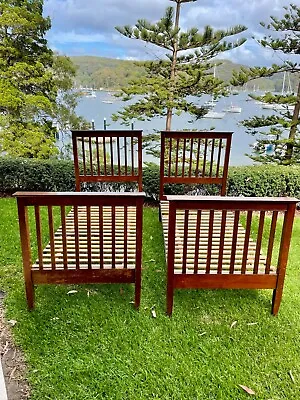 Vintage Timber Single Beds (pair) • $250