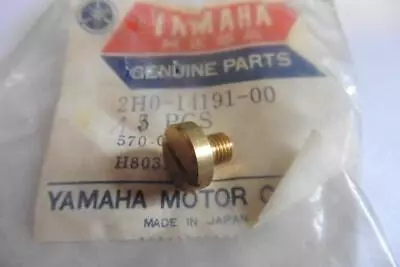 Screw Carburetor Float Chamber Screw Fits Yamaha Sr Xt 500 2H0-14191 • £51.76