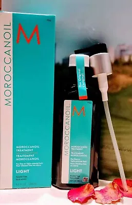 Moroccan Oil Hair Treatment Light 6.8oz/ 200ml W/ Pump Gift Xmas Valentine  • $43.61
