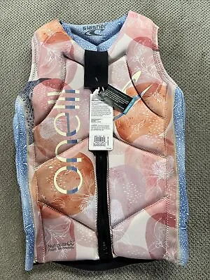O'Neill Wetsuits Women's Slasher Comp Vest Desert Bloom/Drift Blue 12 • $125
