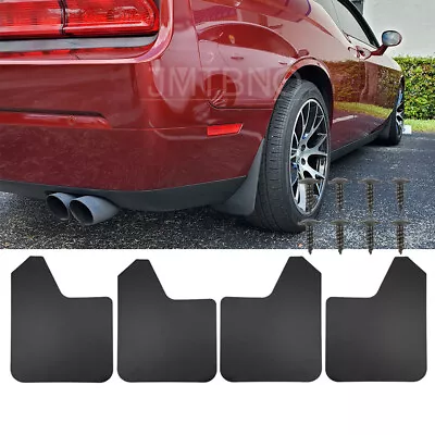 4PCS For Dodge Challenger Charger RT Mudguards Mud Flaps Splash Guards Mudflaps • $29.59