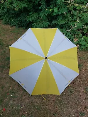 Promotional Advertising Renault White & Yellow F1 Formula One Team Umbrella • £39.99