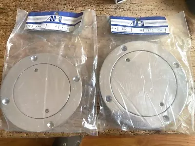 2 Marine Stainless Steel Round Deck Plates-3  & 4 -new In Package-a & B Industri • $55