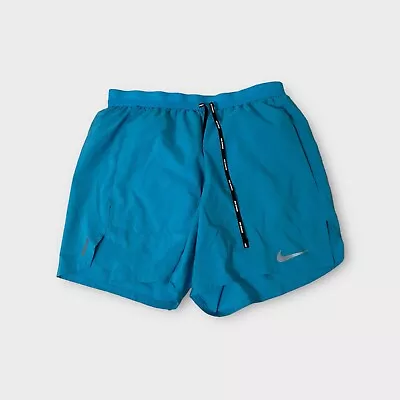 Blue Nike Running Dri-Fit Athletic Lined Running Shorts Men's S Small • $26