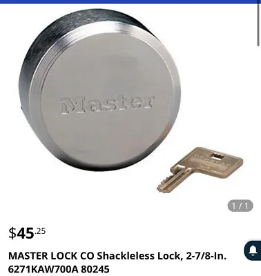 $30 • Buy Master Lock Pro Series Hidden Shackle Padlock 6271KAW700A