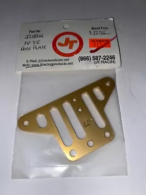 JT RACING KYOSHO MP 7.5 Nose Plate Gold #JT129N • $17.11