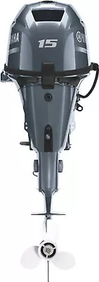 YAMAHA F15LMHA 15 HP Outboard Motor 20 Inch Shaft Manual Start New In Box • $3000