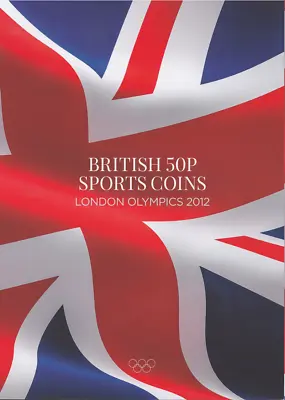 London Olympic 2012 50p Coins Sports Collectors Album Fifty Pence  • £19.95