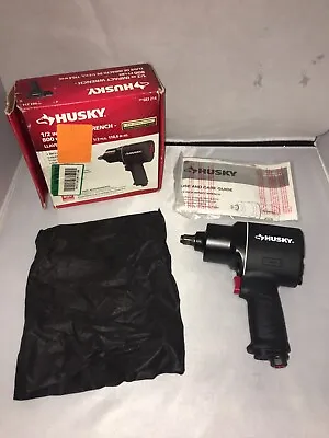 Husky 800 Ft./lbs 1/2 In Impact Wrench  Model H4480 Low Weight Composite Housing • $89.99