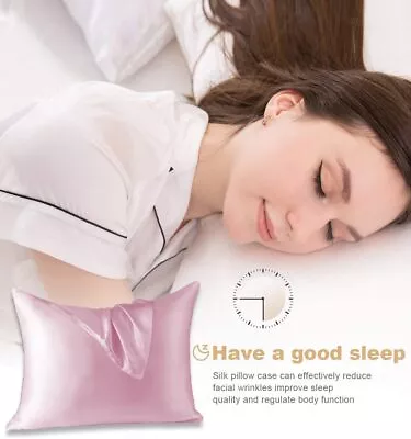 100% Pure Mulberry Silky Both Side Pillowcases Perfect For Hair & Facial • £3.99