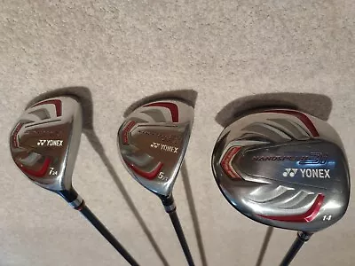 Yonex Womens Golf Nanospeed 3i Driver 14' 5 Wood 21'  & 7 Wood 24' Head Covers • £97