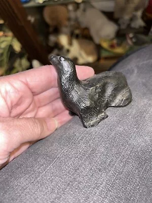 Vintage Canadian Coal Seal Figurine Made In Canada Signed  • $8