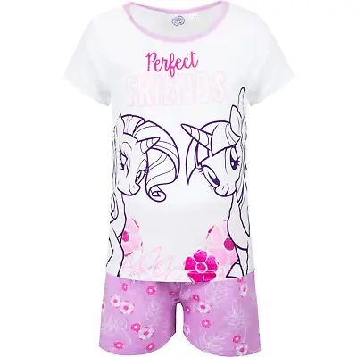 My Little Pony Kids Pyjama Nightwear Set With Glitter • £10.56