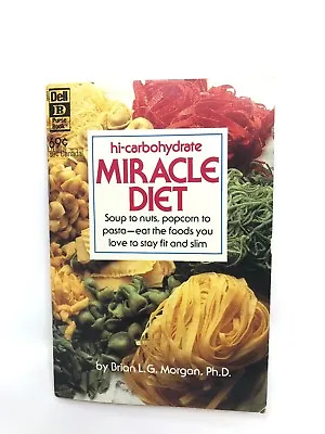 Vintage Dell Purse Book - Hi Carbohydrate Miracle Diet #3669 Health Diet 1983 • $9.99