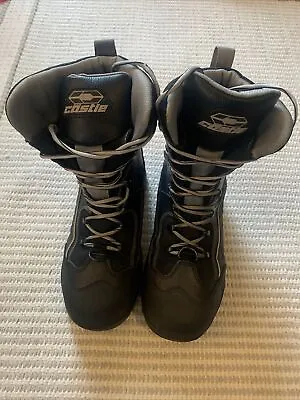 Castle Force Mens Snowmobile Boots Gray/Black Size 10 • $55