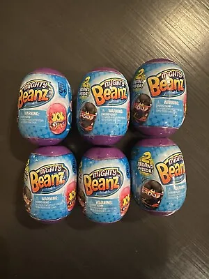 Lot Of 6 Mighty Beanz 2-Pack Pod Series 1 Capsules Packs New 2017 • $23.99