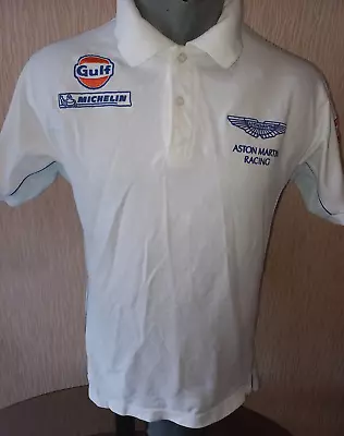 Gulf Aston Martin Racing Polo Shirt (Size S) Average Condition • $13