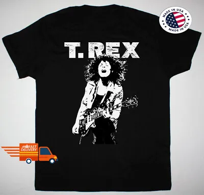 Marc Bolan T. Rex Band Men T-shirt Black Short Sleeve All Sizes S To 4XL NA185 • $8.95
