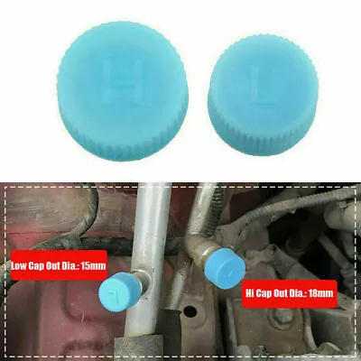 R134a High & Low Pressure Car A/C Air Conditioning System Valve Caps Replacement • $2.54