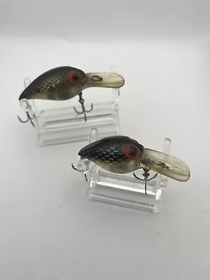 (2) Vintage Storm Pre Rapala Wiggle Warts  V57 Crankbait Fishing Lures Phantom • $59.99