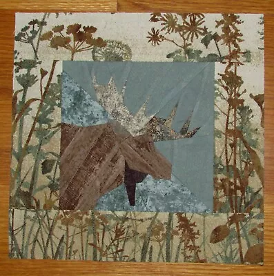 Mini QUILT Top: May MOOSE • $12.50