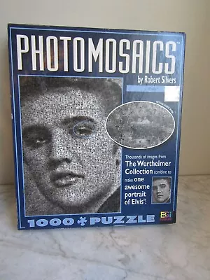 Elvis Presley Photomosaics By Robert Silvers 1000 + Piece Puzzle • $1.99